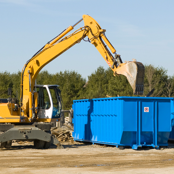 how does a residential dumpster rental service work in Minnesota Lake